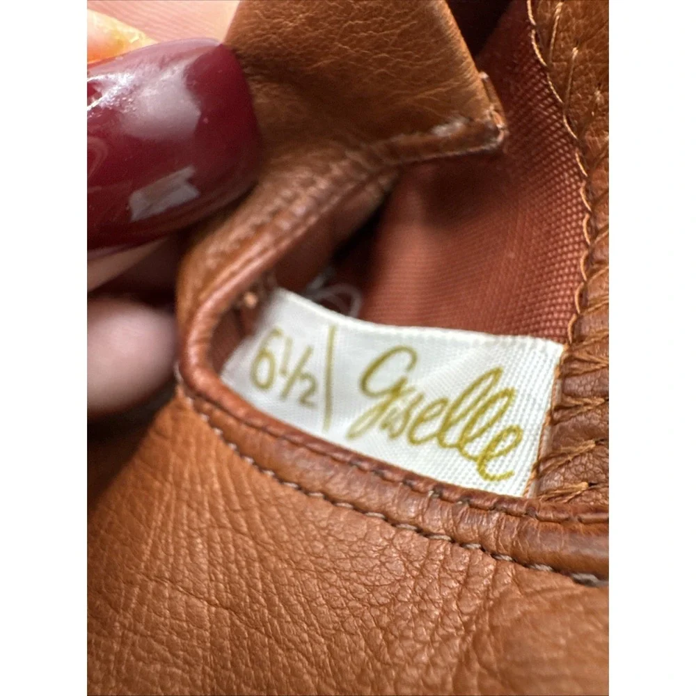Vintage Brown Giselle Gloves Size 6.5‎